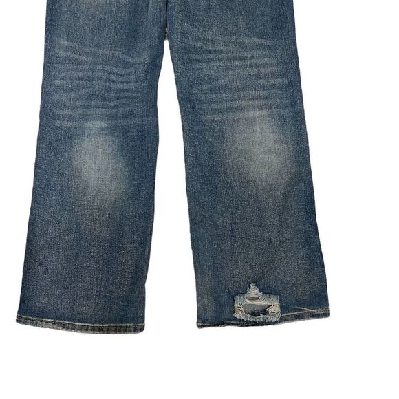 NWT Estampados wide leg Women's Distressed Jeans Size Medium - Picture 7 of 13